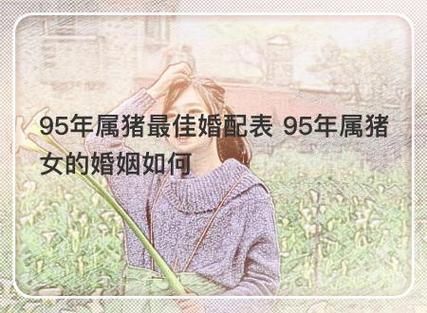 95年属猪婚姻女生 95年属猪的女生会有几次婚姻是什么意思？