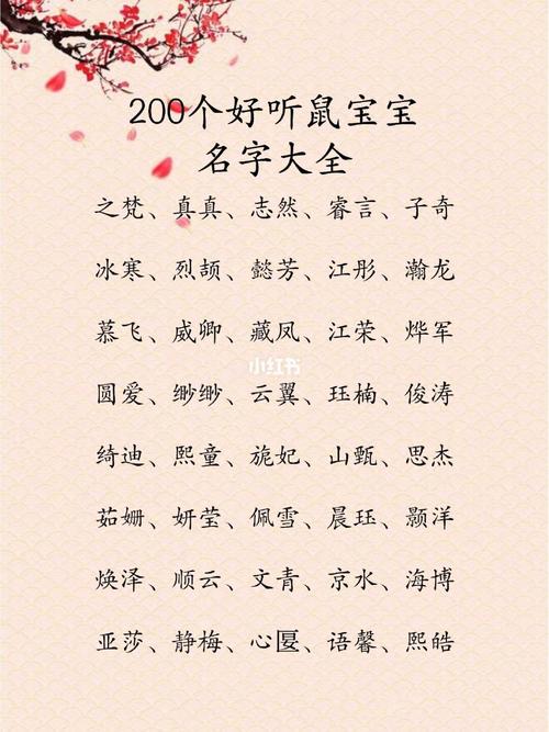 鼠宝宝起名叫梓晨好吗 1996年属鼠起名带程字好